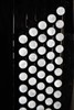 Detail of bass buttons:<br>5 rows, textured A♭, C, and E